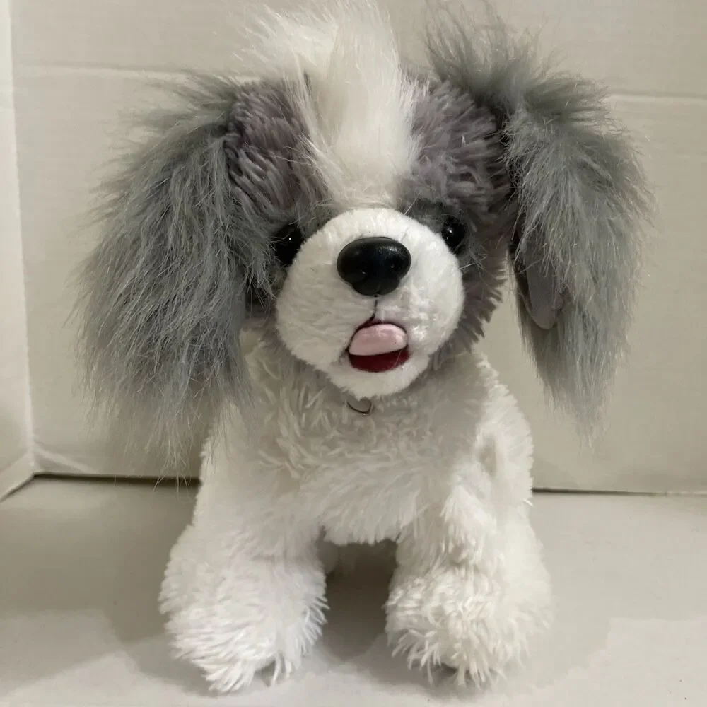 Build a Bear Promise Pets Shih Tzu Puppy Plush Dog Stuffed Animal Gray White